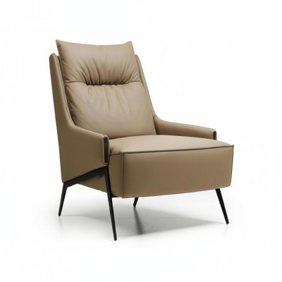 Sessel 1 Sitzer Kunstleder Lounge Luxus Polster Relax Möbel Design Couch