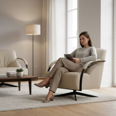 Design Relax Sessel Lounge Sofa 1 Sitzer Stuhl Polster Möbel Wohnzimmer
