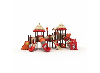 Spielplatz Kinder Spielturm mit Rutsche Spielhaus Kundenwunsch Fertigung
