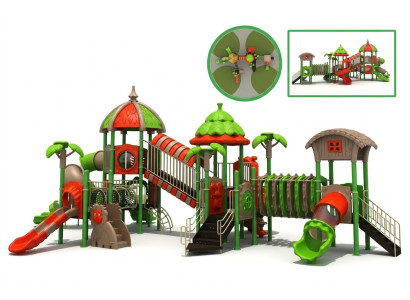 Spielplatz Turm Rutsche Kletterturm Kinder Kunststoff Spielturm Spielplätze