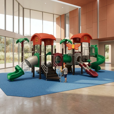 Spielplatz Rutsche Haus Spielhaus Dschungel Typ Gartenplatz Kinderhütte