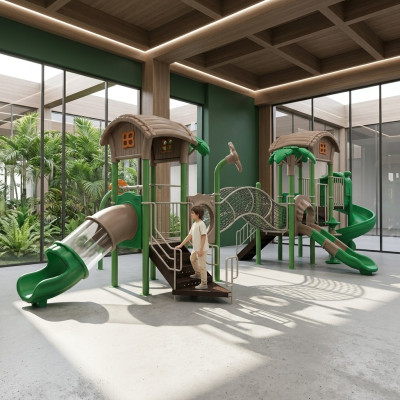 Spielplatz Kletterturm Spielturm Leiter Rutsche Gerüst Spielplätze