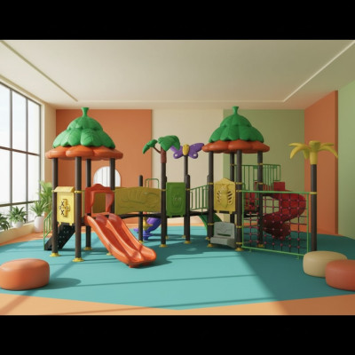 Spielplatz Kinder im Freien Garten Spielturm mit Rutsche Outdoor Spielplätze