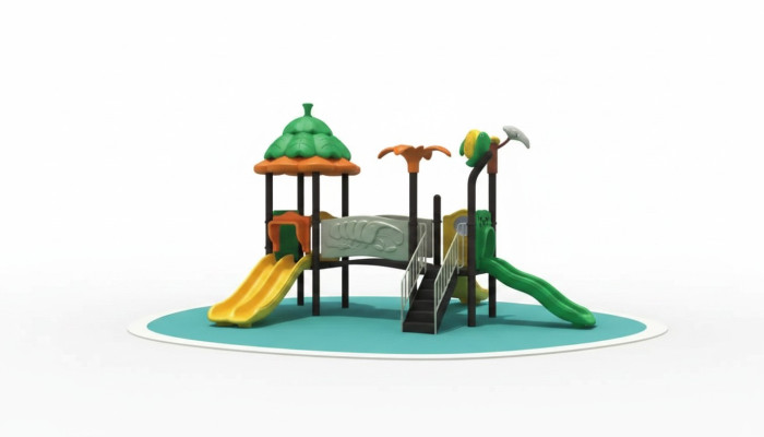 Spielplatz aus Kunststoff Dschungelspielplatz Turm Outdoor Spielturm