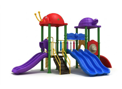 Spielplatz Unterhaltung für Kinder Spielturm mit Rutsche Dschungel-Stil