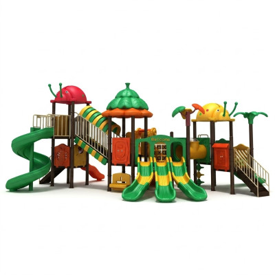 Spielplatz aus Kunststoff Kinderanimation Aktivitäten Freien Kinder Spielplätze