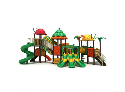 Spielplatz aus Kunststoff Kinderanimation Aktivitäten Freien Kinder Spielplätze