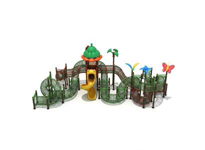 Sportkomplex im Freien Kinderklettergarten Spielplatz Öffentlich Freizeitpark