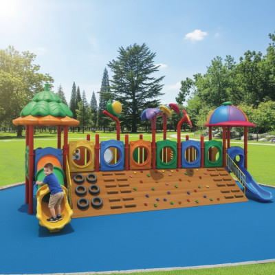 Spielplatz Unterhaltung für Kinder Spielturm Rutschen Turm Kinder Spielplätze