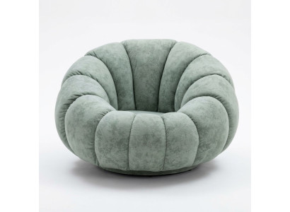 Designer Sessel 1 Sitzer Grau Textil Luxus Lougne Sofa Einsitzer Neu