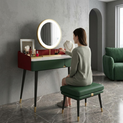Schminktisch Spiegel Konsole Schlafzimmer Holz Tisch Luxus Neu