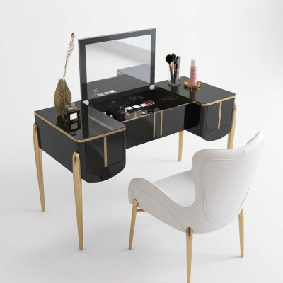 Modern Schminktisch Spiegel Luxus Konsole Kommode Schlafzimmer Neu