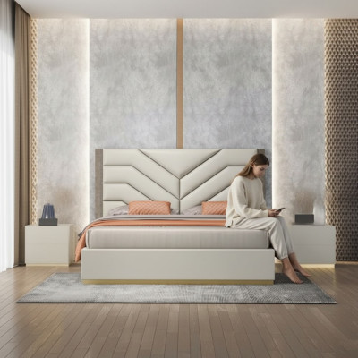 Bett Design Luxus Doppel Betten 180x200cm Schlaf Zimmer Modern Neu
