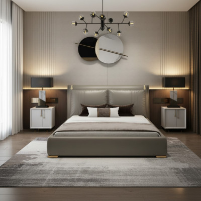 Modern Schlafzimmer Bett Luxus Doppel 180x200 Möbel Betten Einrichtung