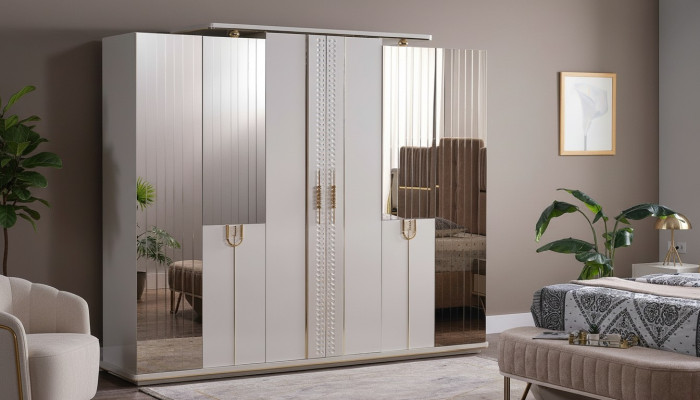 Kleiderschrank Design Luxus Schrank Modern Stil Schränke Schlafzimmer Möbel Neu