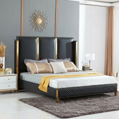 Bett Polster Design Luxus Doppel Hotel Betten Ehe Schlaf Zimmer 180x200cm