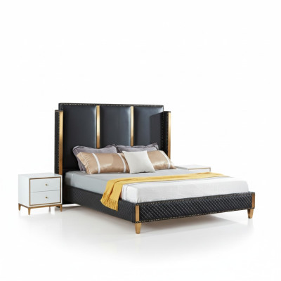 Bett Polster Design Luxus Doppel Hotel Betten Ehe Schlaf Zimmer 180x200cm