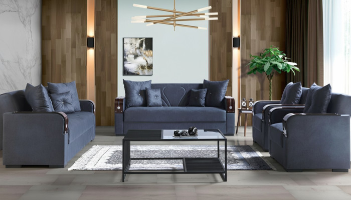 Luxus Sofagarnitur Komplett Couch Sofa Modern Garnitur Wohnzimmer Relax 3+2+1+1