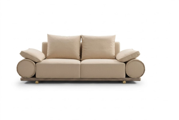 Modern Sofa 3 Sitzer Weiß farbe Designer Polstersofa in Wohnzimmer neu