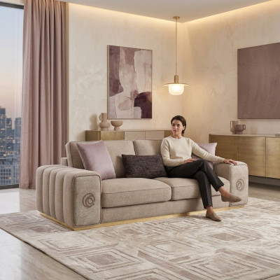 Modern Neu Sofa Zweisitzer Wohnzimmer Couch Polstermöbel Einrichtung