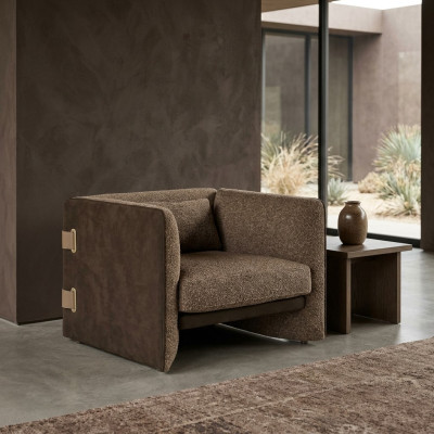 Modern Design Polstermöbel Sessel Luxus Wohnzimmer Polster Textil Einrichtung