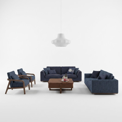 Wohnzimmer Modern Stoffsofa Zweisitzer Sofa Couch Luxus Design Einrichtung
