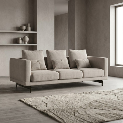 Dreisitzer Sofa Couch Polstermöbel Luxus Neu Textil Möbel Wohnzimmer