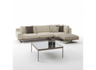 Luxus Ecksofa L Form Design Polstermöbel Garnitur Wohnzimmer Couchtisch