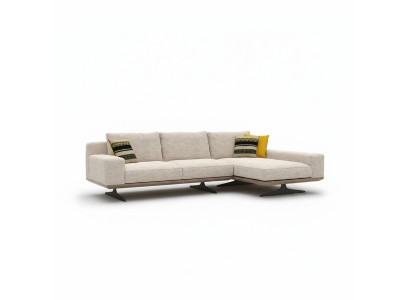 Ecksofa Designer Sofa L-Form Garnitur Couch Wohnzimmer Polster Textil Neu