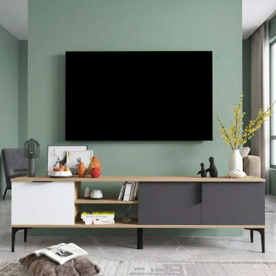 Lowboard RTV TV-Stand Modern Design Rechteckig Holz Material Luxus Design