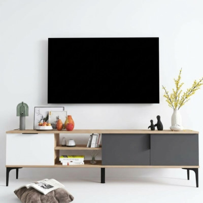 Lowboard RTV TV-Stand Modern Design Rechteckig Holz Material Luxus Design
