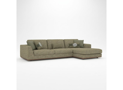 Grün Ecksofa L-Form Wohnzimmer Polstermöbel Modern Textil Sofa Couch