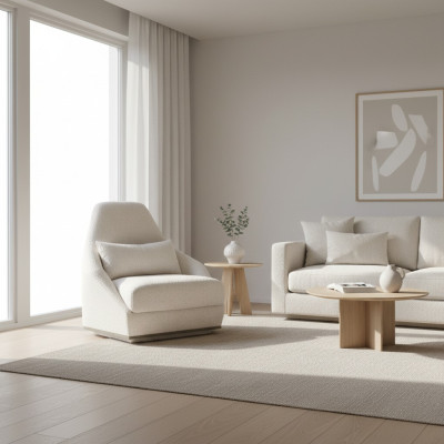 Polstermöbel Weiß Sessel Luxus Sitz Sitzmöbel Wohnzimmer Modern Design