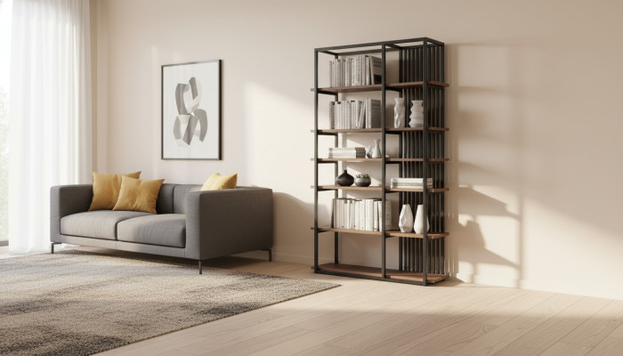 Modern Bücherregal Luxus Bücherschrank Möbel Regal Wohnzimmer Einrichtung