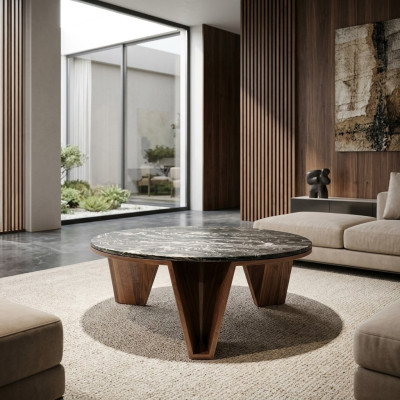 Luxus Holz Design Couchtisch Wohnzimmer Kaffeetisch Modern Einrichtung
