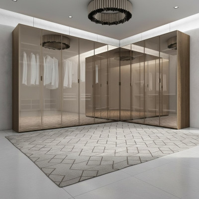 Eckschrank Designer Möbel Schlafzimmer Luxus Einrichtung Eck Garnitur