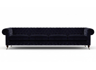 Neu Viersitzer Sofa Couch Polstermöbel Wohnzimmer Polster Textil Chesterfield