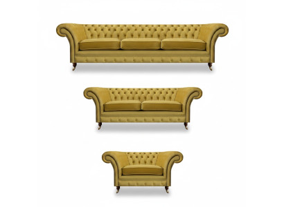 Sofagarnitur Set Design Sofa Polster Couchen Modern Chesterfield Luxus Neu