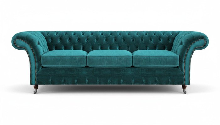 Chesterfield Sofa Dreisitzer Couch Polstermöbel Wohnzimmer Neu Möbel