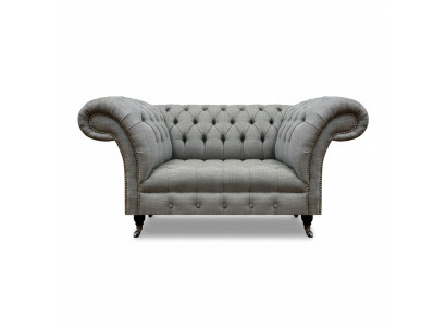 Wohnzimmer Zweisitzer Sofa Couch Luxus Chesterfield Sitz Polstermöbel Textil
