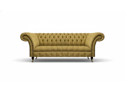 Chesterfield Dreisitzer Sofa Wohnzimmer Couch Einrichtung Luxus Textil