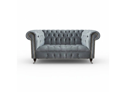 Sofa Zweisitzer Luxus Möbel Wohnzimmer Couch Einrichtung Chesterfield Sitz