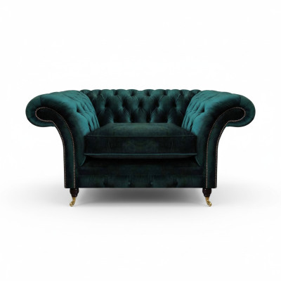 Grün Sessel Neu Wohnzimmer Möbel Polstersitz Chesterfield Polstermöbel