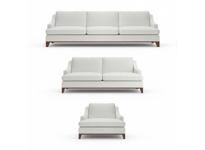 Luxus Weiß Sofas Set Wohnzimmer Sessel Einrichtung Komplett Einrichtung