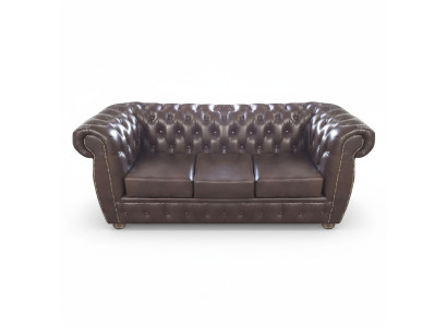 Sofa Dreisitze Couch Luxus Design Chesterfield Sitz Möbel Wohnzimmer