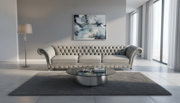 Neu Sofa Dreisitze Couch Designer Chestefield Luxus Designer Wohnzimmer