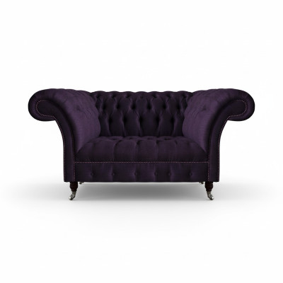 Polstermöbel Sofa Zweisitzer Couch Einrichtung Wohnzimmer Designer Chesterfield