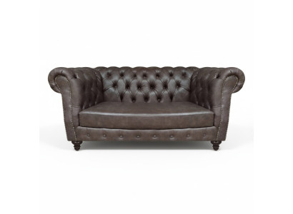 Sofa Zweisitzer Couch Wohnzimmer Polstermöbel Design Einrichtung Chesterfield