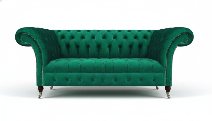 Wohnzimmer Luxus Sofa Dreisitze Couch Chesterfield Polstermöbel Einrichtung