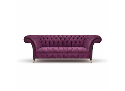 Sofa Dreisitze Couch Wohnzimmer Luxus Polstermöbel Sofas Möbel Chesterfield